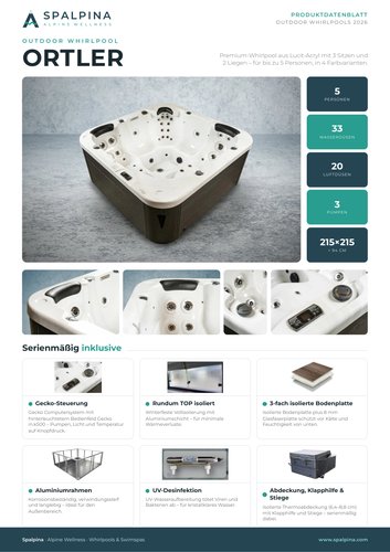 Produktdatenblatt Whirlpool Ortler